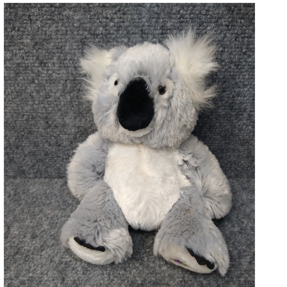 Ganz Koala Plush Toy Unisex Small Grey White Fuzzy Ear Stuffed Animal